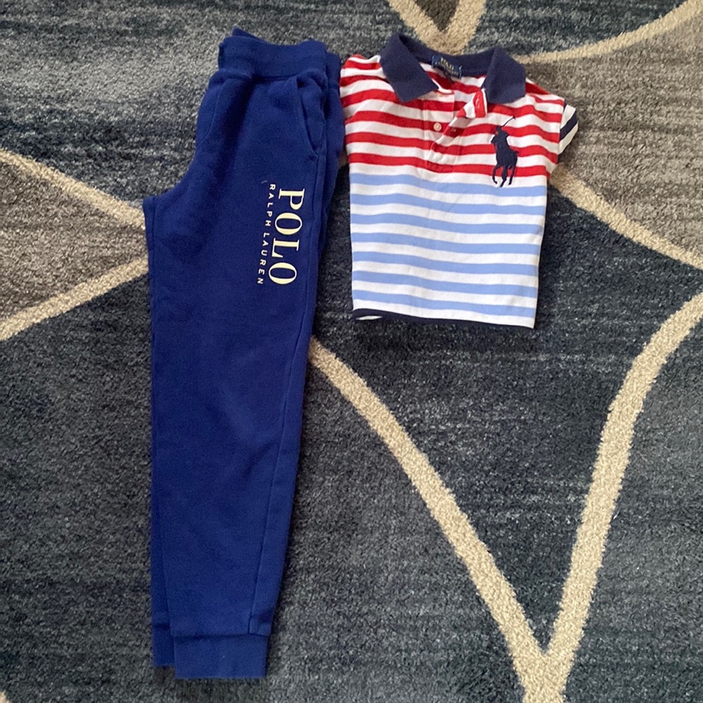 Polo shirt and pants